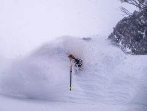 Alan Luong, face shots one Hotham Thursday, July 10th. Photo:Chris Hocking
